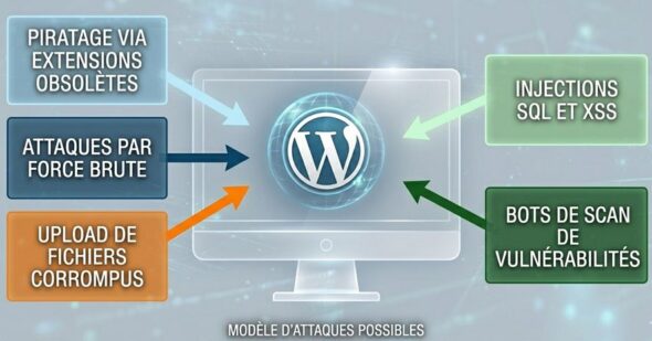Sécurité site web hébergement – les principales menaces qui pèsent sur votre activité