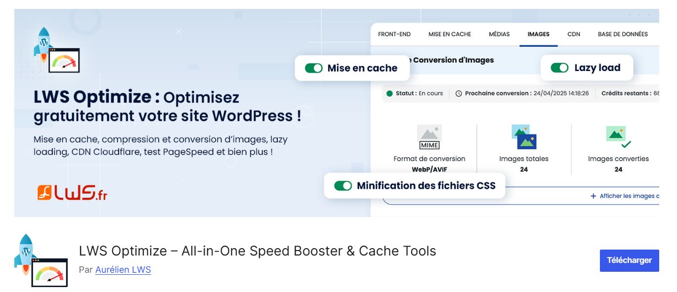 Booster la vitesse site web conversion avec LWS Optimize Booster la vitesse site web conversion avec LWS Optimize