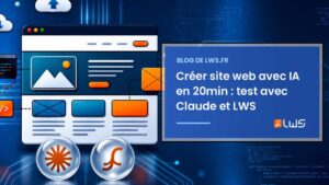 Créer site web avec IA en 20min test avec Claude et LWS