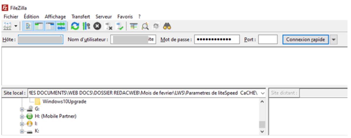 Déploiement du site avec FTP