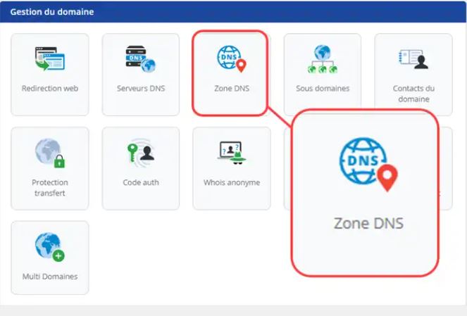 Connecter le domaine .store à une plateforme via la gestion des DNS