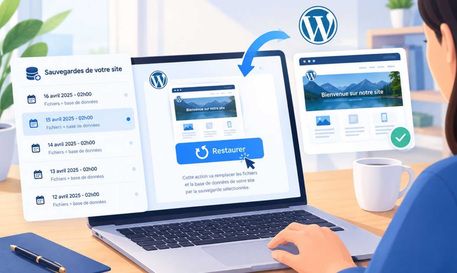 Sauvegarde WordPress - quand avez vous restauré votre site pour la dernière fois