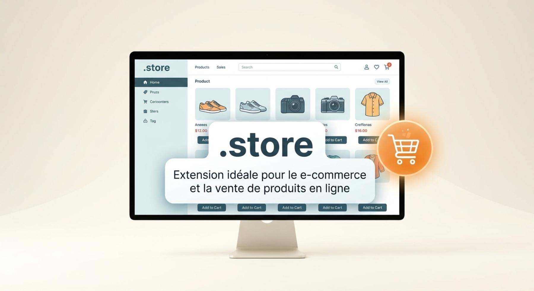 Un domaine en .store pour les boutiques en ligne 